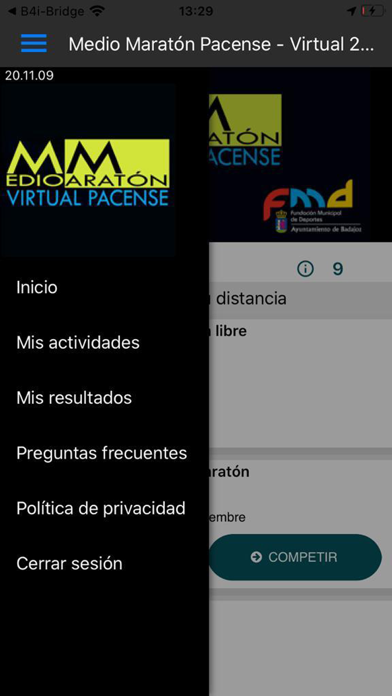 Medio Maratón Pacense Screenshot