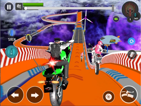 Screenshot #5 pour Police Bike Rider Stunt Game