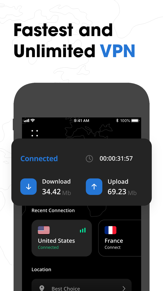 #1. Speedy VPN (iOS) 由: Conplast