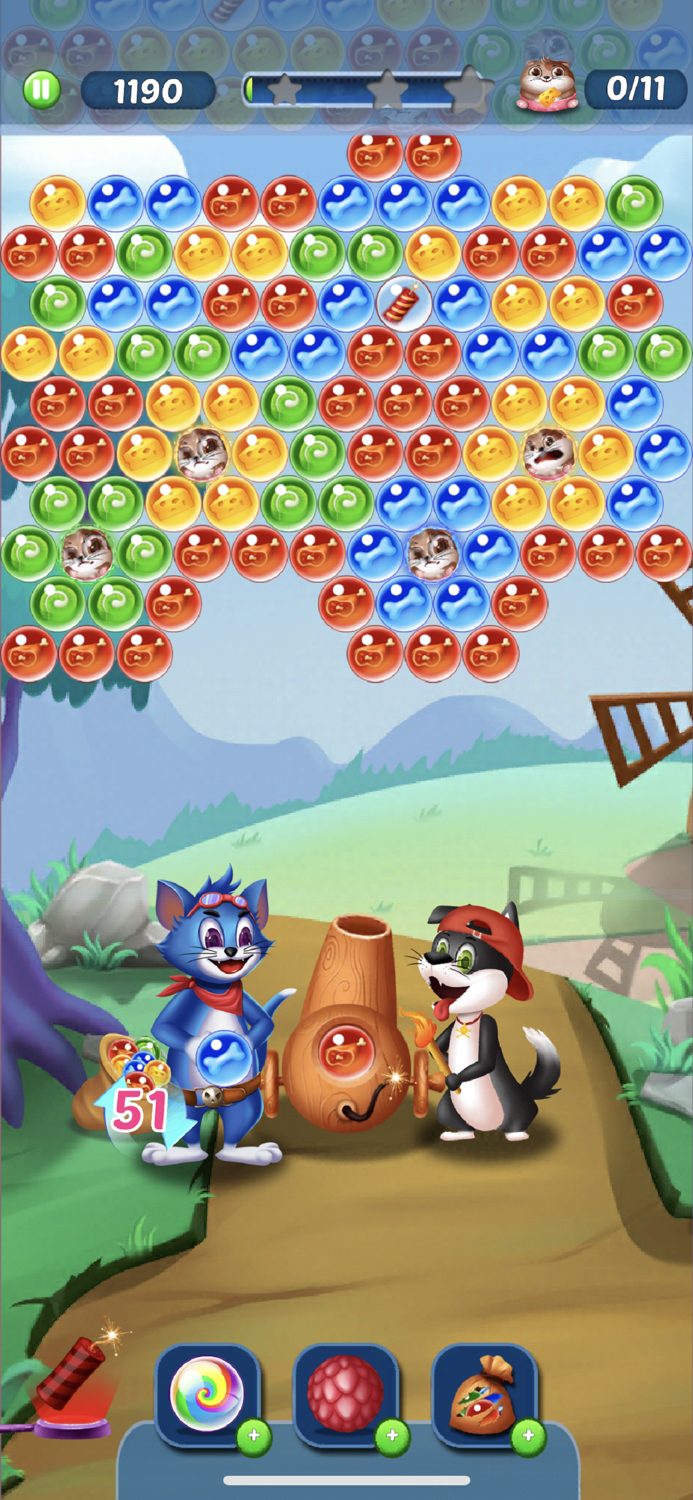 Tomcat Pop Bubble Shooter