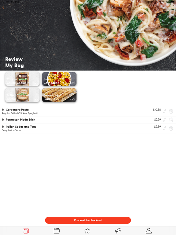 Piada iPad screenshot 5 - Food & Drink app