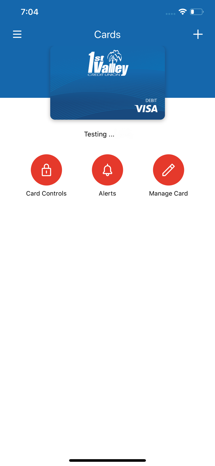 1st Valley Card Controls