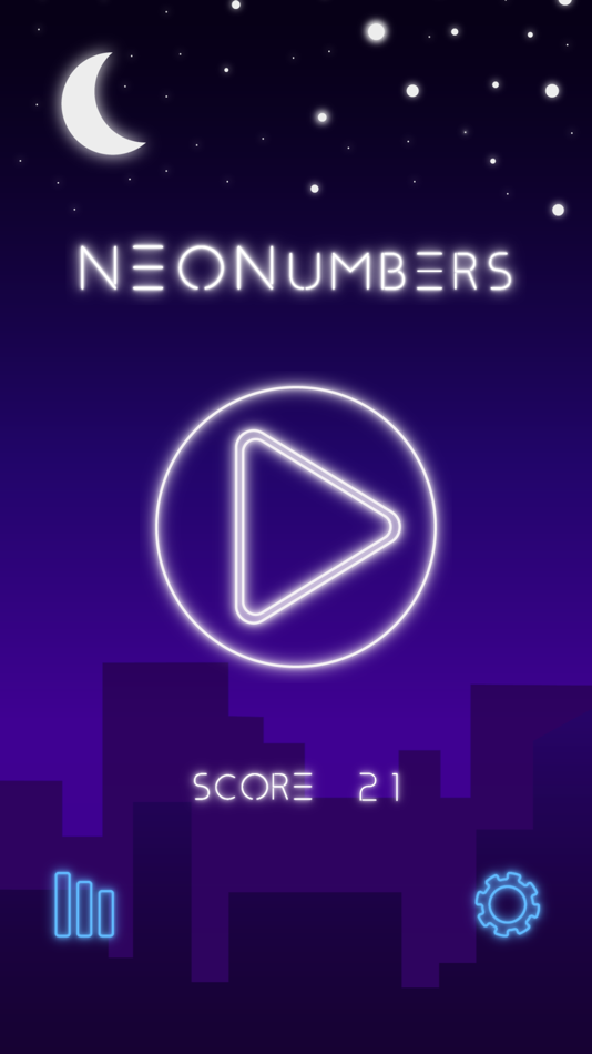 #1. Neonumbers (iOS) Podle: Artur Zhyvkovych