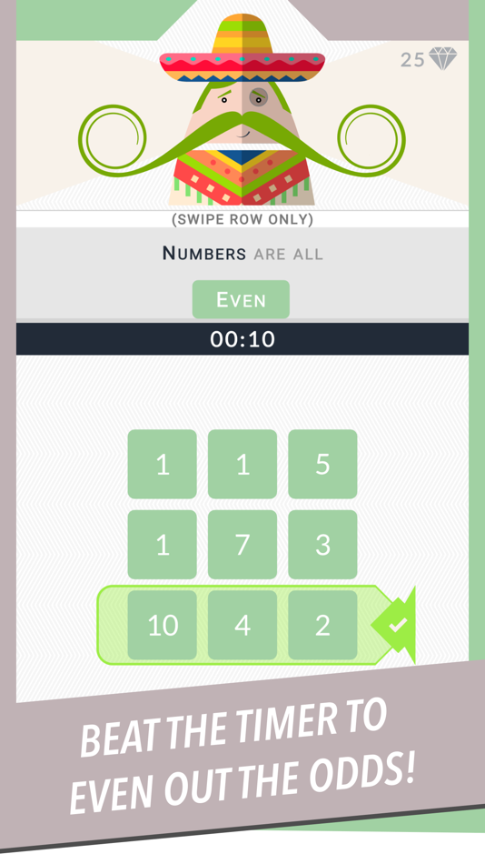 #9. Mr. Mustachio : Number Search (iOS) 由: Shobhit Samaria