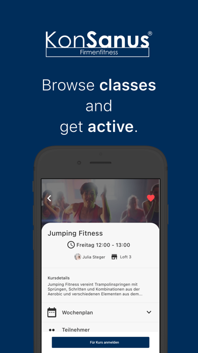 KonSanus FirmenFitness Screenshot