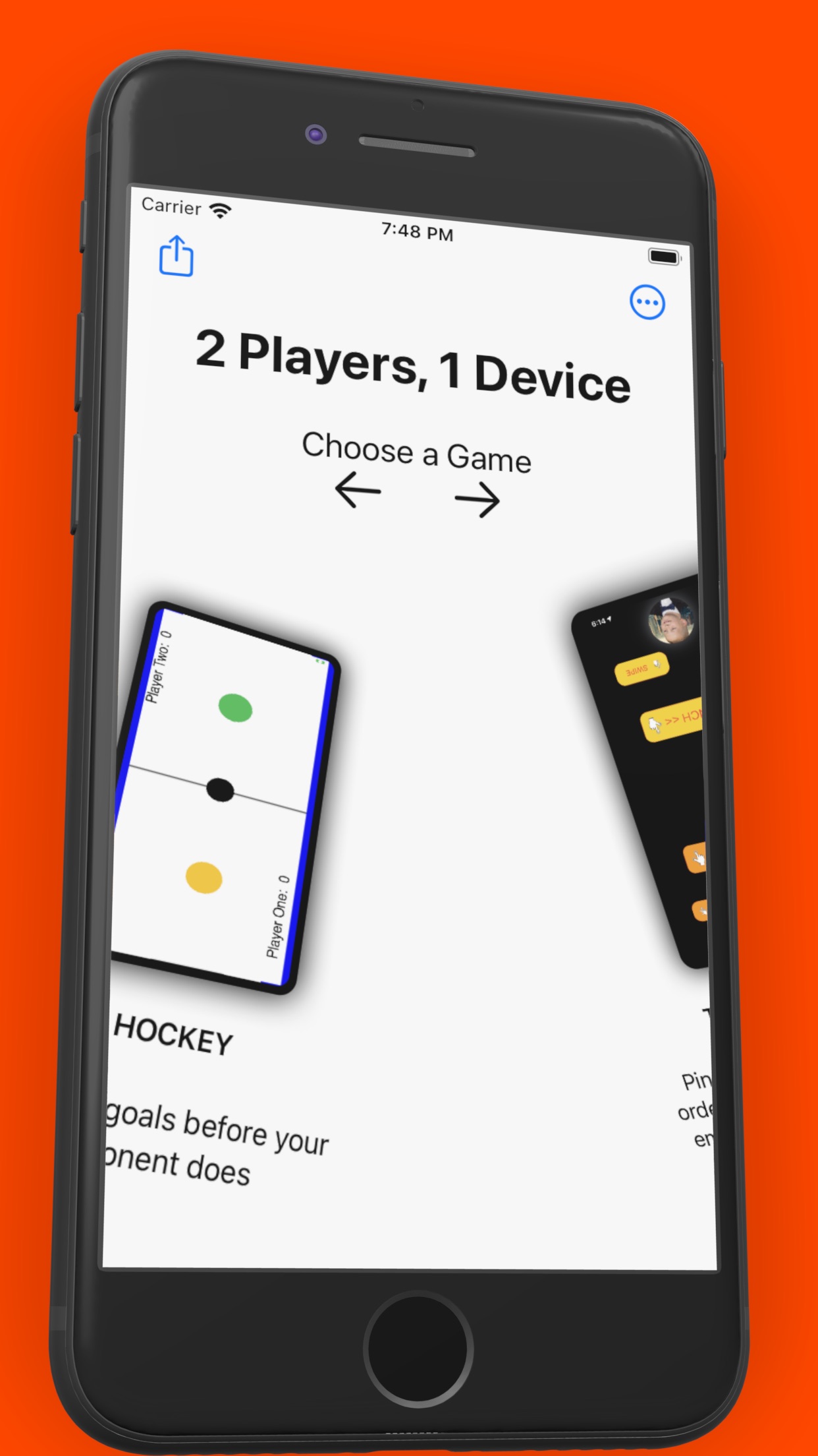 Screenshot do app 2 Players 1 Device