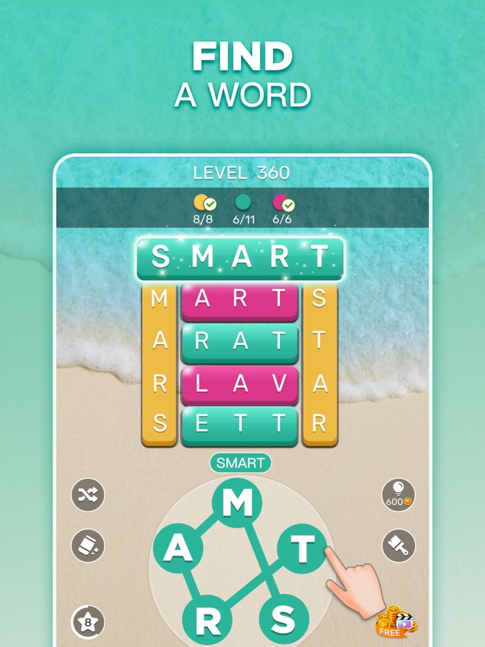 Words with Colors-Word Game