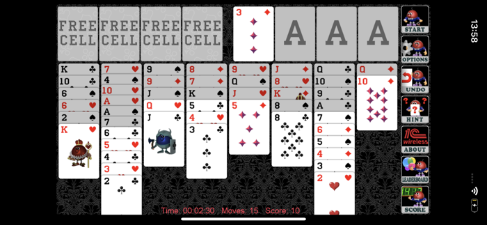 Freecell Solitaire Live Cards