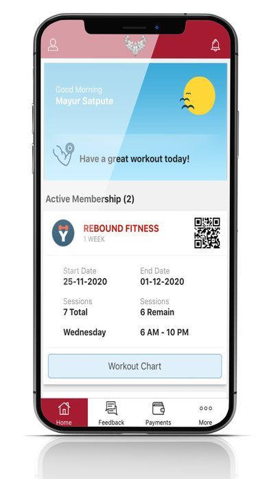 Rebound Fitness Screenshot