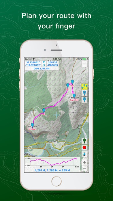 Hiking Logger Screenshot