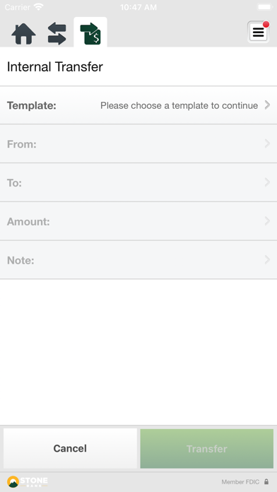 Stone Bank Business Banking Screenshot