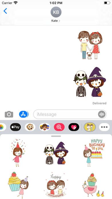 Cohabit Couple Stickers screenshot 2