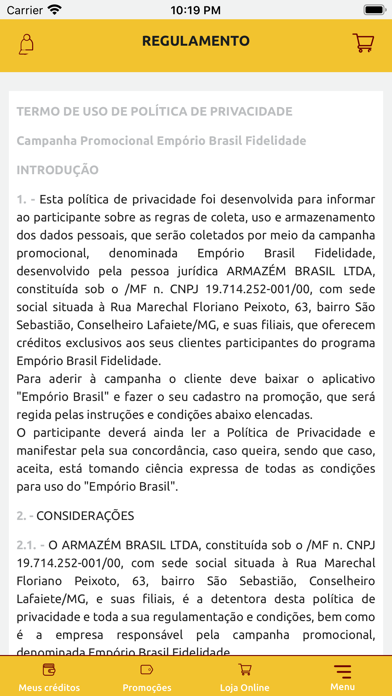 Supermercado Brasil Screenshot