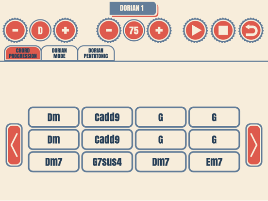 Screenshot #5 pour Modal Guitar Jam Tracks