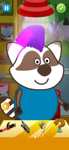 Game screenshot Hair Salon Hippo Fun Game apk