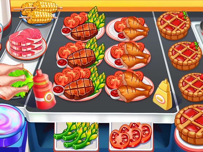 American Cooking Games kitchen