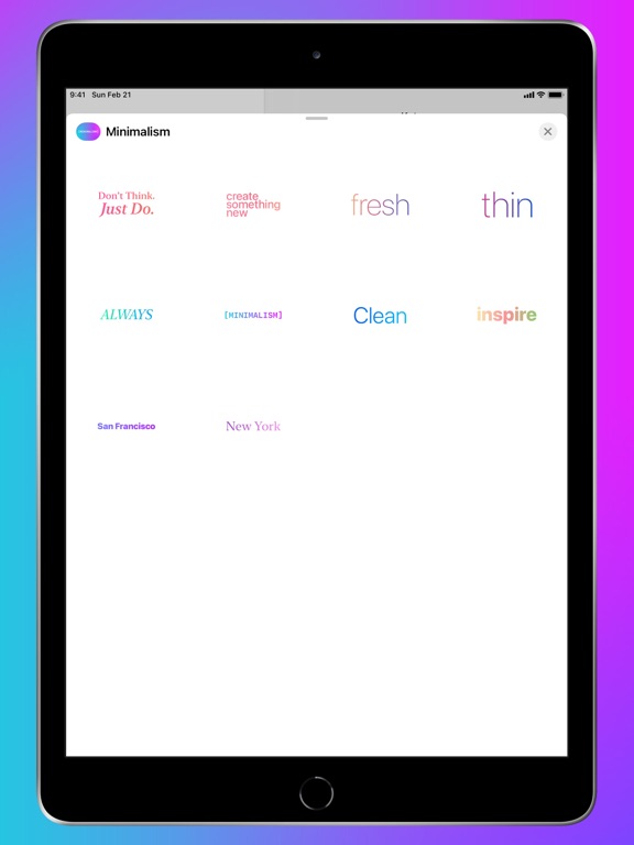 Screenshot #4 pour Minimalism Sticker Pack