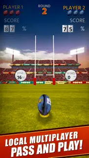 flick kick rugby kickoff iphone screenshot 3