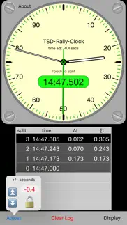 tsd rally clock iphone screenshot 4