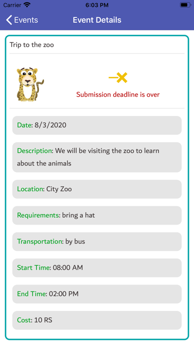 iCare Kids Screenshot