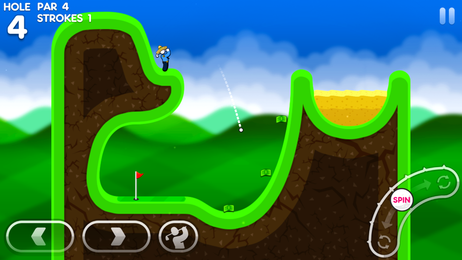 #1. Super Stickman Golf 3+ (macOS) بواسطة: Noodlecake