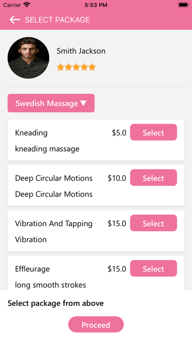 Fox Massage Screenshot