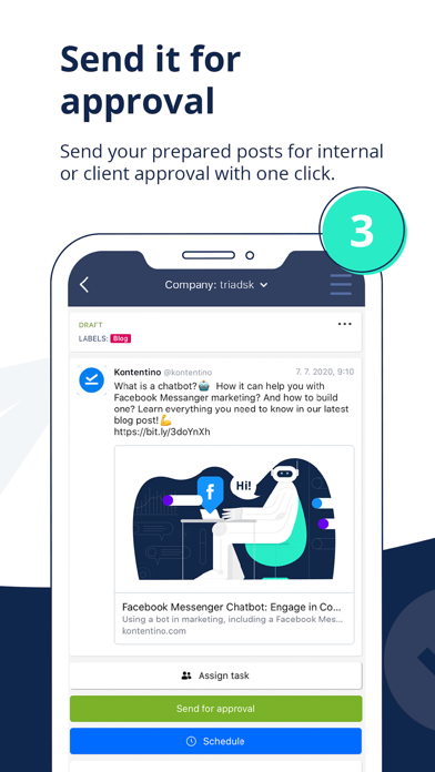 Kontentino - Social Media tool Screenshot