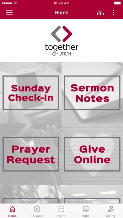 Together Church App Screenshot