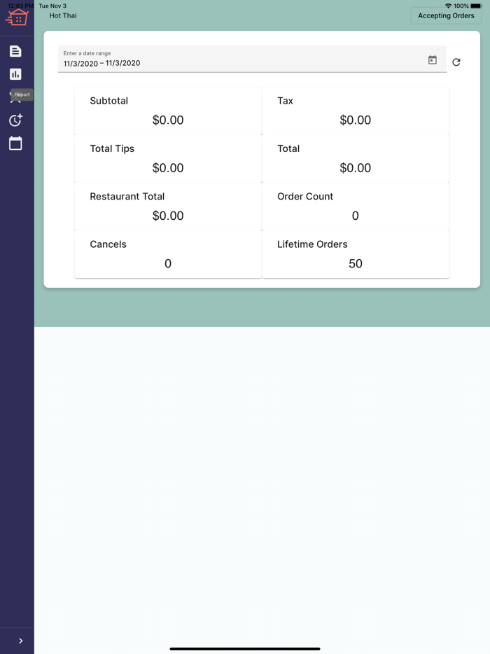 Inhouse Orders Dashboard