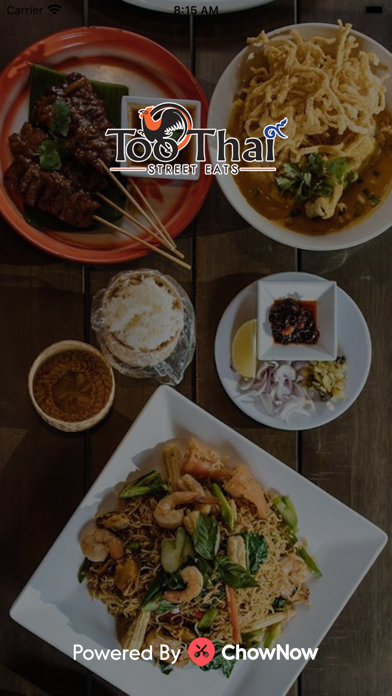 Too Thai Street Eats Screenshot 1 - AppWisp.com Too Thai Street Eats Screenshot 1 - AppWisp.com