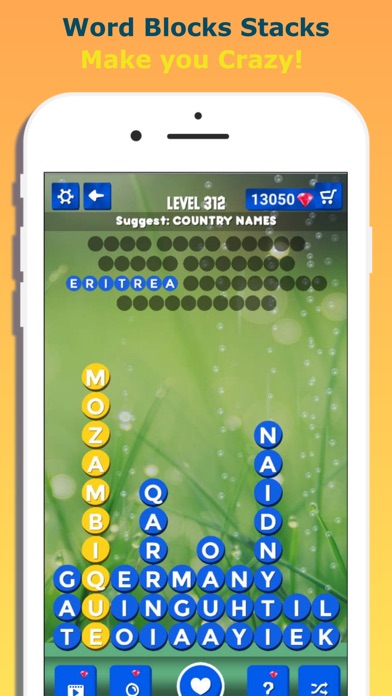 Screenshot #2 pour Word Blocks Stacks