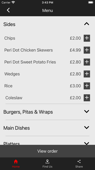 Peri Peri Dot Takeaway Screenshot