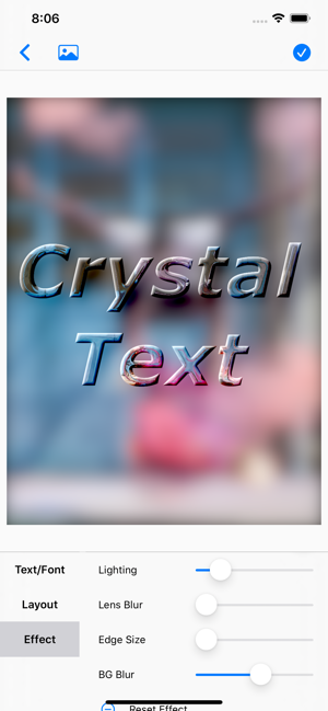 ‎Crystal Text Screenshot