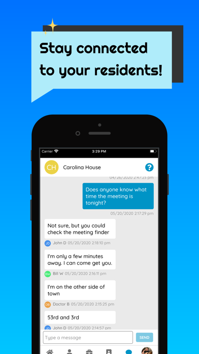 Regroup: Sober Living App Screenshot