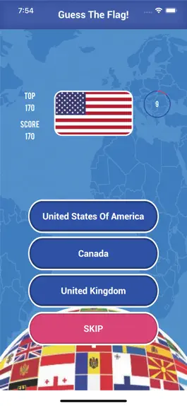 Game screenshot Guess The Flag Quiz of Country mod apk