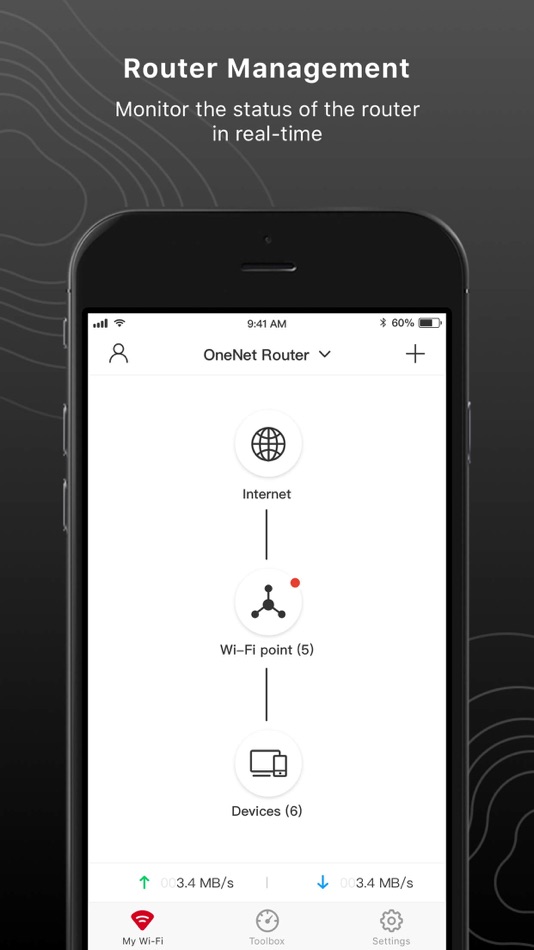 #1. OneNet - MESH WiFi (iOS) Podle: Inverto Digital Labs