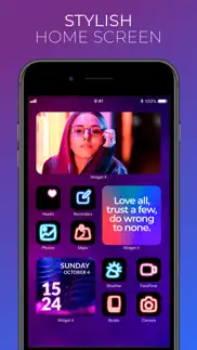 widget x - widgets & themes iphone screenshot 2