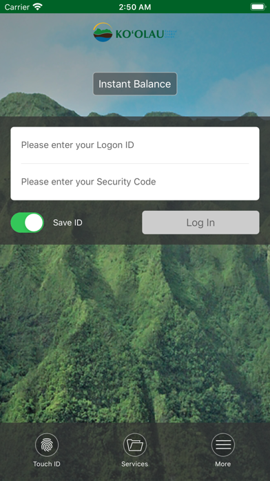 Ko’olau Federal Credit Union Screenshot
