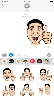 thumbs up cartoon emojis iphone screenshot 1
