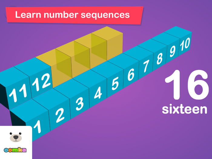 Oomka Number Train 3D Math
