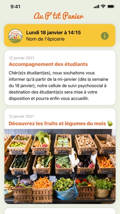 Au P'tit Panier Screenshot
