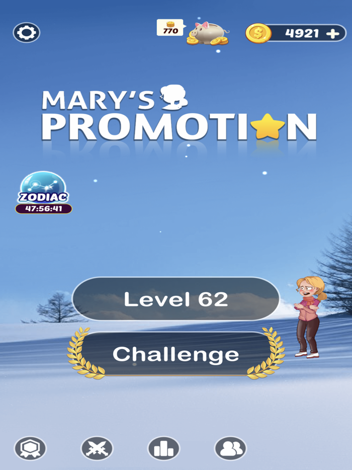 Mary’s Promotion - Word Game