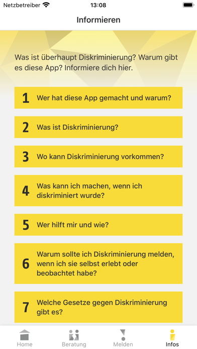 AnDi – Anti-Discrimination App Screenshot