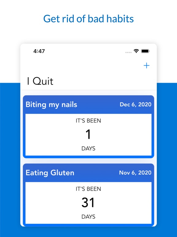 Screenshot #5 pour Quit Anything - X days since
