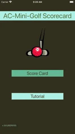 Game screenshot AC - Mini Golf Score Card mod apk