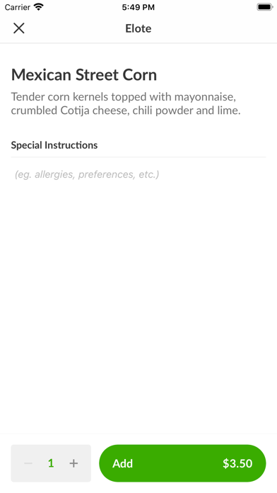 Salsa Verde Restaurant Screenshot