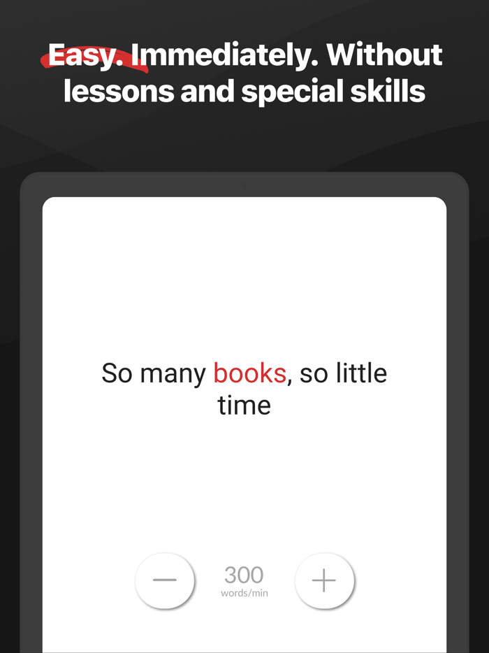Wordex - read books faster