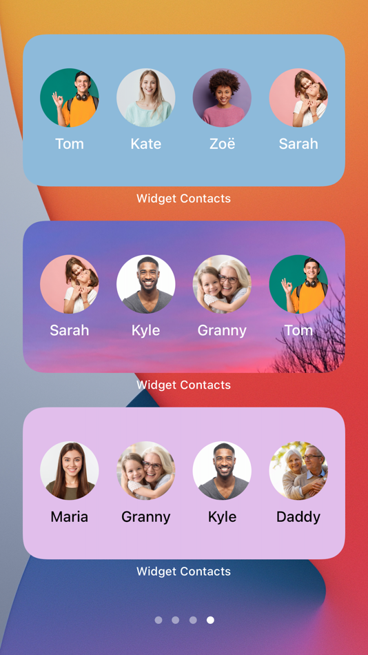 #4. Widget Contacts (iOS) 由: Jonathan Teboul