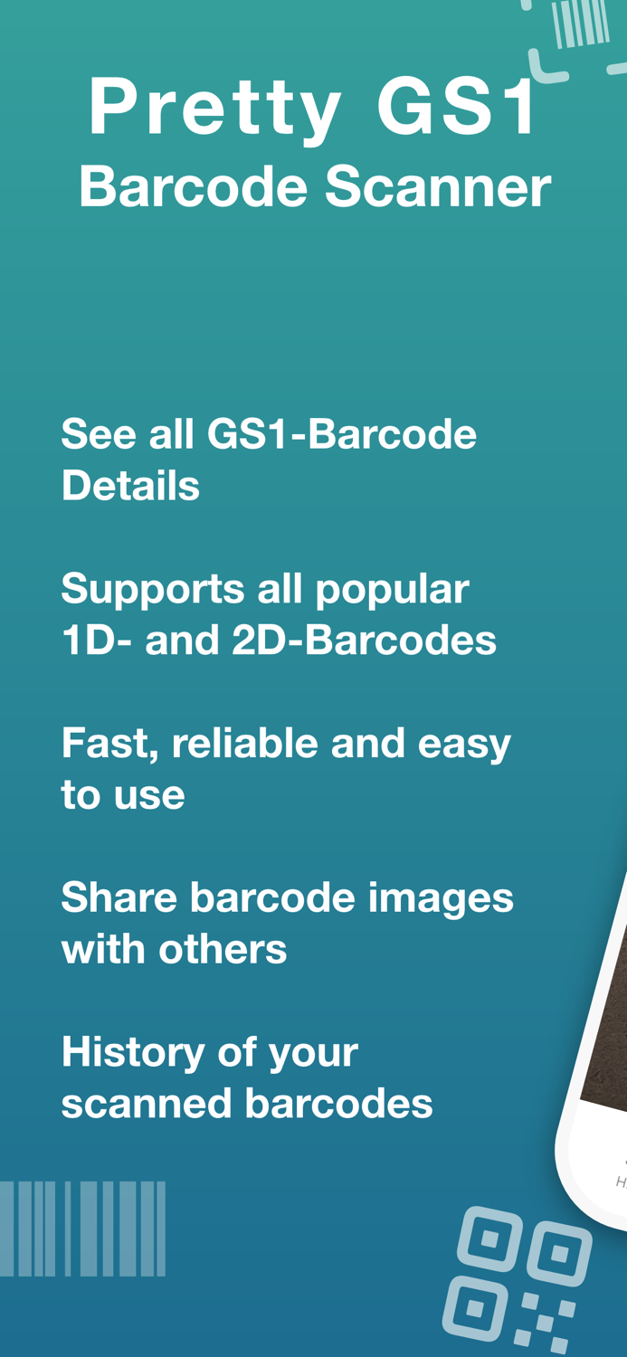 Pretty GS1 Barcode Scanner