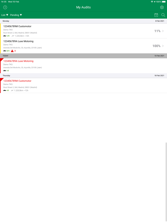 App screenshot
